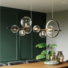 Pendant Lamps Nordic Foam Led Chandelier Long G9 Hanging Lamp Kitchen Bar Lights Home Decor Lusters Luminaire Suspendu Lighting