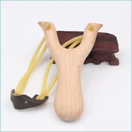 Other Hand Tools Childrens Wooden Slings Rubber String Kids Outdoor Play Sling Ss Shooting Toys Drop Delivery Home Garden Dhd7T