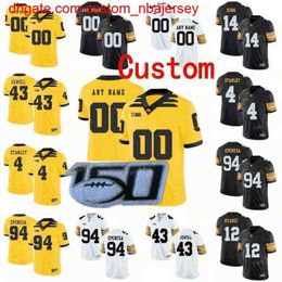 IOWA Hawkeyes Football Jersey College Mekhi Sargent Tyler Goodson Nico Ragaini Epenesa Hockenson Jackson Spencer Petras Sam LaPorta