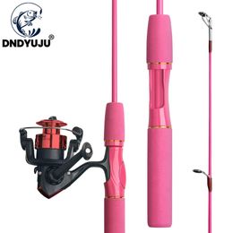 Boat Fishing Rods DNDYUJU Children Fishing Lure Rod 1.5M Beginner Fishing Pole Cute Rod Include Spinning Reel Pink Green Available Children's Gift 231201