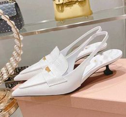 miui Toe Sandals Top-quality On Pointed Slip Women Sexy Stiletto Ladies High Heels Top Quaity Cat Heel Luxury Brand Fashion Designer Shoes Woman