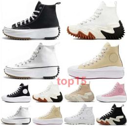 Canvas-Schuhe Sneaker Herren Damen Schuhe Canvas-Schuhe Sneaker Thick Bottom Converser Plateauschuhe Designer Schwarz Weiß Run Star Motion Schuhe Größe 35-44