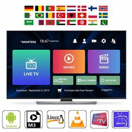 XXX M3u IP Smart TV Europe Vod Receiver Lives Uk English Spain Italy France HD Ott Plus For Ios Android PcTV Smarter Pro 35000 Channels Code Free Trial French Channel