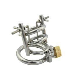 New Chaste Bird Stainless Steel Male Chastity Device with Urinary Plug Cock Cage Chastity Belt Penis Ring Virginity Lock A148