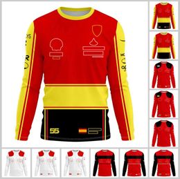 Long-sleeved T-shirts for Formula One racing teams around 2023F1 can be Customised in spring and autumn.
