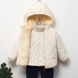 Down Coat Baby Kids Coats Winter Thicken Jackets For Boys Warm Plush Outerwear Girls Fur Hooded Toddler Children Clothes Snowsuit 231201