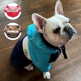Dog Apparel Face Puffer Jacket Clothes Pet Puppy Hoodies Raincoats Warm Weatherproof Sweatshirt For Large Medium Small