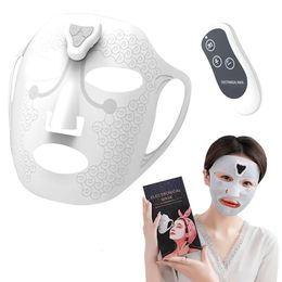 Face Care Devices EMS Pulse Microcurrent Mask Face Lifting Massage Anti Wrinkle Skin Tighten Deep Moisturising Graphene Massager 231130