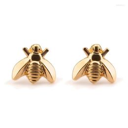 Stud Earrings Cute Gold Silver Colour Honey Bee Creative Charming Female Animal Earring Accessories Fashion Girl Party Jewellery Gift244x