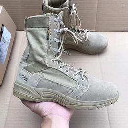 Boots Trend Men Army Combat Top Quality Tactical Training Boot For Man Anti Slip Working Anti-Slip Hunting