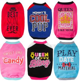 Fashion Pet Supply Dog Apparel Clothes Cat Vest Summer Vests Soft Ventilation Sublimation Dogs Shirt Puppy Clothe Thin Cool Clothing 18 Color Wholesale XS A885