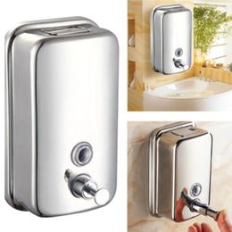 Liquid Soap Dispenser Auto Sensor Hand Free Shampoo Wall Mount Mounted Shower