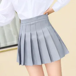 Skirts Summer Cute Pleated High Mini A-Line Skirt School Girl Women's Fashion Slim Waist Casual Tennis Short
