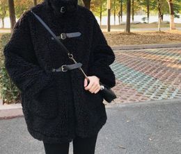 2024 New Women's Fur Lamb fur coat for women's winter fur Korean version loose and thickened medium length fur integrated particle coat