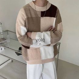 Men's Sweaters 2023 Winter Loose Printing Knitwear Lazy Style In Warm Wool Sweater Round Ne Pullover High Quality Nice Coats M-2XLyolq