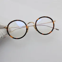Sunglasses Frames Men's Eyeglasses Frame TB906 Thome Brand Titanium Acetate Glasses Men Prescription Women Myopia