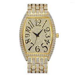 Wristwatches Luxury Women Watches Fashion Shiny Crystal Diamond Ladies Quartz Wristwatch Clock Steel Top Brand Montre Femme Relogio Feminino
