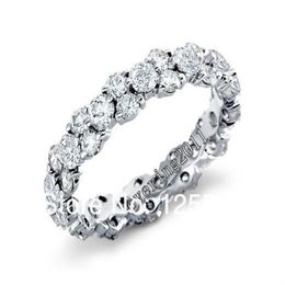 choucong Jewellery Lady's Cushion Cut 8ct Diamond Wedding Rings size 5 6 7 8 9 10 Gift 181s