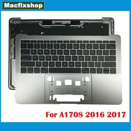 Keyboards Original UK US French Spanish German RU A1708 Top Case Palmrest For Macbook Pro Retina 13 Inch A1708 Topcase Keyboard 231130