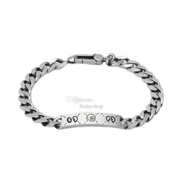 Fashion European popular 925 sterling silver bracelet fashion mens and women couple bracelets235r