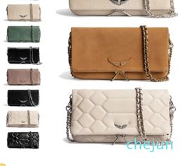 Shoulder bag tote designer clutch Genuine Leather handbags Pochette Rock Swing Your Wings Crossbody bags