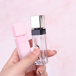 Storage Bottles 10ml Square Refillable Bottle Lip Glaze Empty Tube Gloss Lipstick Eyelash Thick Rod