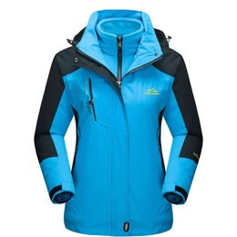 coatwomen women's winter jacket 3-in-1 skiing jacket waterproof and windproof wool winter jacket parka coat snow woman coat