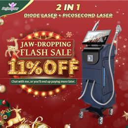 Salon Use 808Nm Diode Laser Hair Removal Machine Picosecond Laser Equipment PICO Tattoo Skin Rejuvenation Device 4500w CE FDA