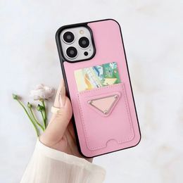 Designer Car Pockets Fashion Phone Case For iphone 15promax 15 15pro 14 14pro 14promax 13 13pro 13promax Luxury Leather Shockproof Full Protective cover shell 2981