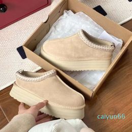 Boots cali wave Sport men Womens chestnut mustard seed slides Australian Mini Boot Slipper Fur Slides windtight