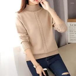 Women's Sweaters 2023 Spring Autumn Winter Women Fashion Casual Warm Nice Sweater Woman Chic Female Ol Turtleneck Fall