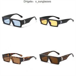 Sunglasses Luxury Fashion Offs White Frames Style Square Brand Men Women Sunglass Arrow x Black Frame Eyewear Trend Sun Glasses Bright EUFT