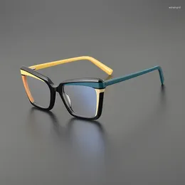 Sunglasses Frames Small Fashion Designer Matching Colour Glasses Frame Large Plain Men And Women Can Match Myopia Anti-blue Light Presbyopia