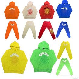 Men's Hoodies Sweatshirts Mens Sp5der Young Thug Angel Woman Fashion 555555 Letters Casual Spider Web Hoodie Puff Print Pullovers 60W8