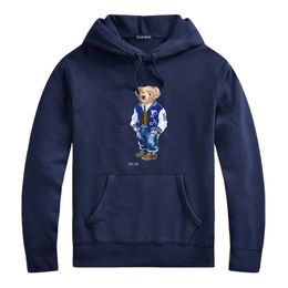 PLEIN BEAR Brand Men's Hoodies & Sweatshirts Warm Thick Sweatshirt Hip-Hop Loose Characteristic Pullover Teddy Bear Luxury Men's Hoodie 9049