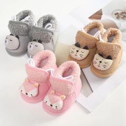 Sneakers Winter Baby Shoes Cute Warm Snow Boots Soft born Baby Girl Shoes First Walkers Antislip Infant Toddler Footwear Shoes 231201