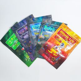 Wholesale Gummies Bags 950MG Zipper Lock Retail Packaging zipper SmellProof Mylar package