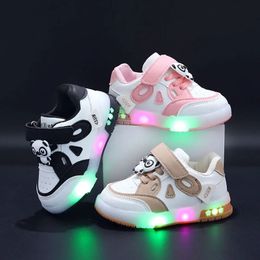 Sneakers Spring LED Lighted Children Shoes Breathable Kids Shoes for Boys Girl Glow Baby Shoes Sports Kids Casual Sneakers Toddler Shoe 231201