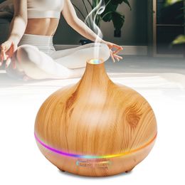 Aroma Diffuser Essential Oil Diffusers for Home Office Cool Mist Humidifier for Bedroom Quiet with Ambient Light Waterless Auto Off Aromatherapy