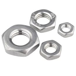 Stainless steel hexagonal thin nut Fasteners & Hardware Replaceable parts Industrial Supplies