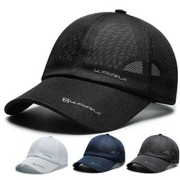 Ball Caps Mesh Baseball Cap Men Women Breathable Dad Hat Bone Outdoor Camo Trucker Hip Hop 231130