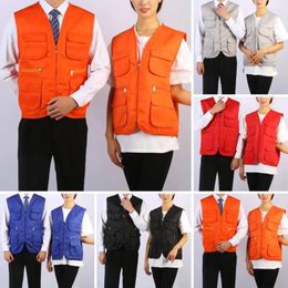 Men's Vests Useful Vest Sweat Absorption Outerwear Slim Fit Casual Breathable Plus Size Men Waistcoat For Work