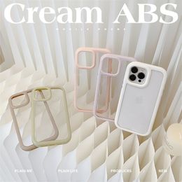 Clear Acrylic Candy Colours PC Hard Cases For iPhone 15 14 13 12 11 Pro Plus X XS MAX XR 15pro 14pro 13pro Transparent Back Cover Cell Phone Case Soft TPU Bumper Factory