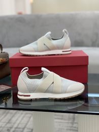 Fashion Brand Couple runner light sneaker 360 Lp shoes Lady mens Flexy Walk KNIT sneakers outdoor walking flats sports trainers luxury designer with box 35-45Box