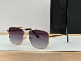 New fashion design men sunglasses THE PADKYLOB square shape K gold frame popular and generous style high end outdoor uv400 protection glasses