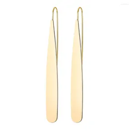 Dangle Earrings Simple Gold Colour Drop Geometric Bar Earring For Women Fashion Jewellery