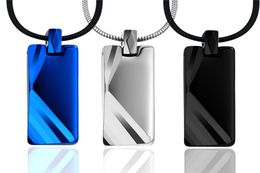 Blue Black Colour Highgrade Tungsten Steel Pendant Step by Step Rising Gold Necklace Advanced Colour Bright Technology Fashion Uniq8098061