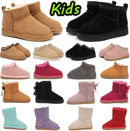 UG Kids Boots Toddler Boots Child Winter Boot Baby Snow Boot Designer Australia Classic Ultra Mini Boot fur booty Boys Girls Ankle Children's snow boots Suede boot