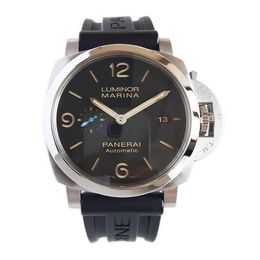 Womens Watches Luxury Designer Paneraiis Wristwatches Panasonic Lumino Series Pam01312 Black Strap Matic Mechanical Watch Waterproof S Otoec