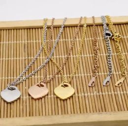 Classic Fashion Heart Beaded Chain Pendant Necklaces Design Stainless Steel Plated 3-layer Gold for Women Girl Valentines Mothers Day Engagement Jewellery